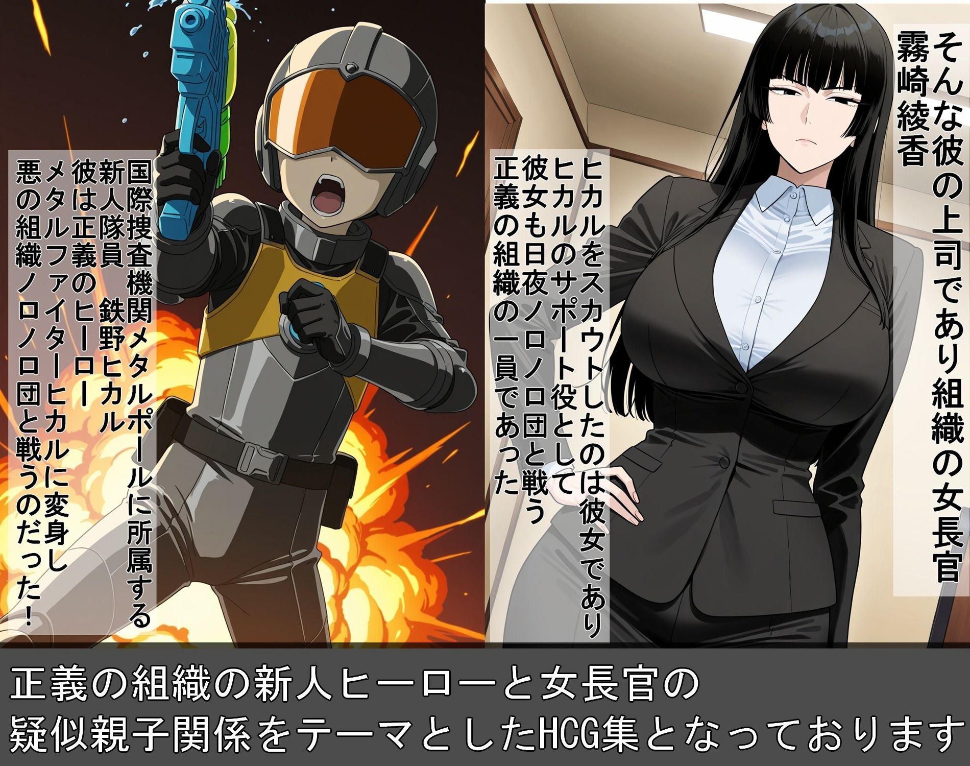 新人隊員の母親になった女長官 - サンプル画像 1