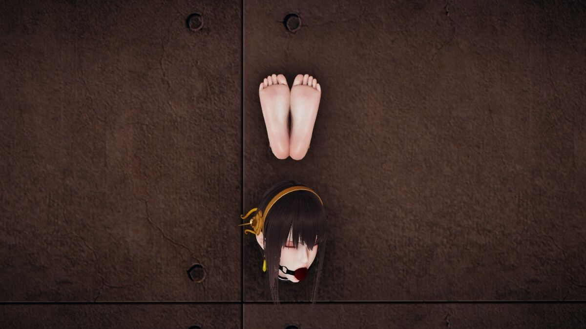 ヨ〇・フォージャー壁足調教 - サンプル画像 2