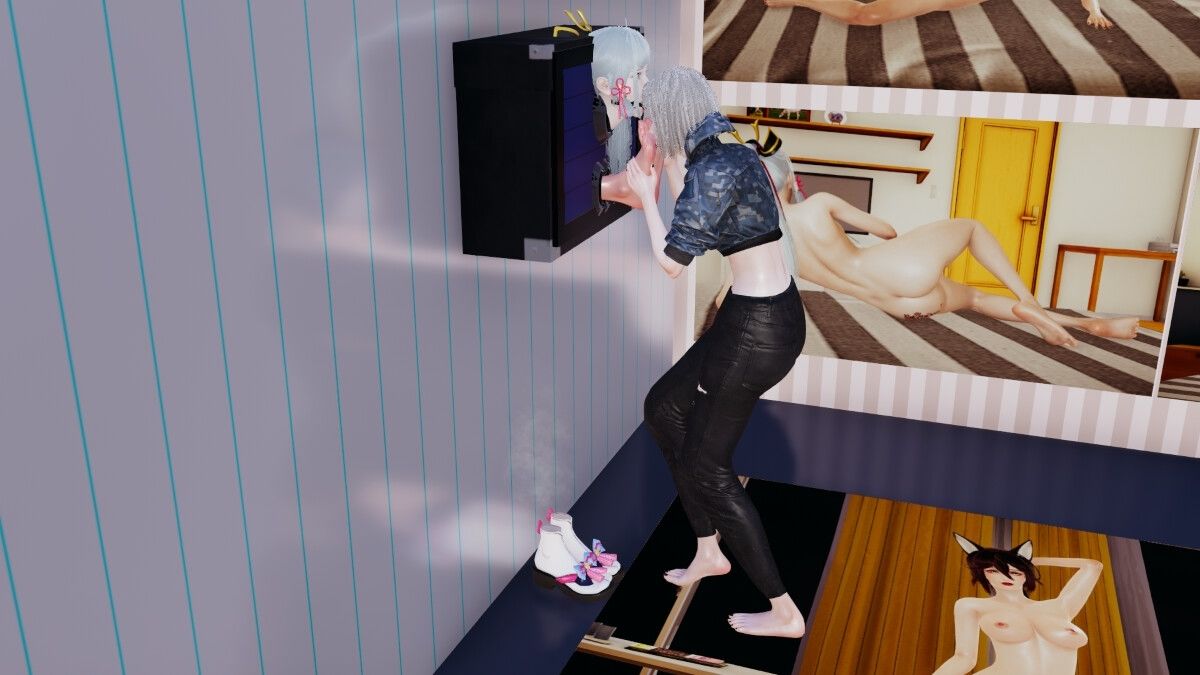 神〇綾華 停雲の壁足調教（〇神、崩〇スターレイル） 2章 密室壁足調教 - サンプル画像 2