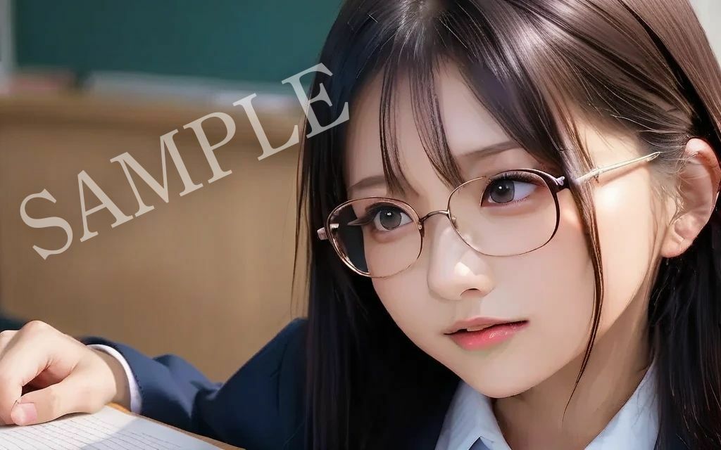清楚なメガネ女子みおちゃんVol.5  〜レンズの奥に堕ちた理性〜 - サンプル画像 1