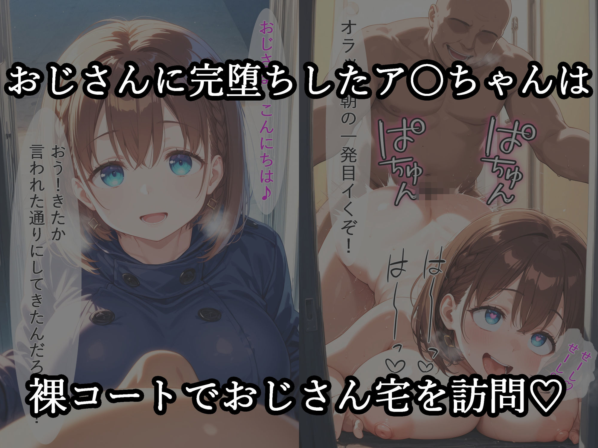 たわわなア〇ちゃん、NTR交尾に堕ちる2  〜24時間らぶらぶ孕ませ〜 - サンプル画像 1