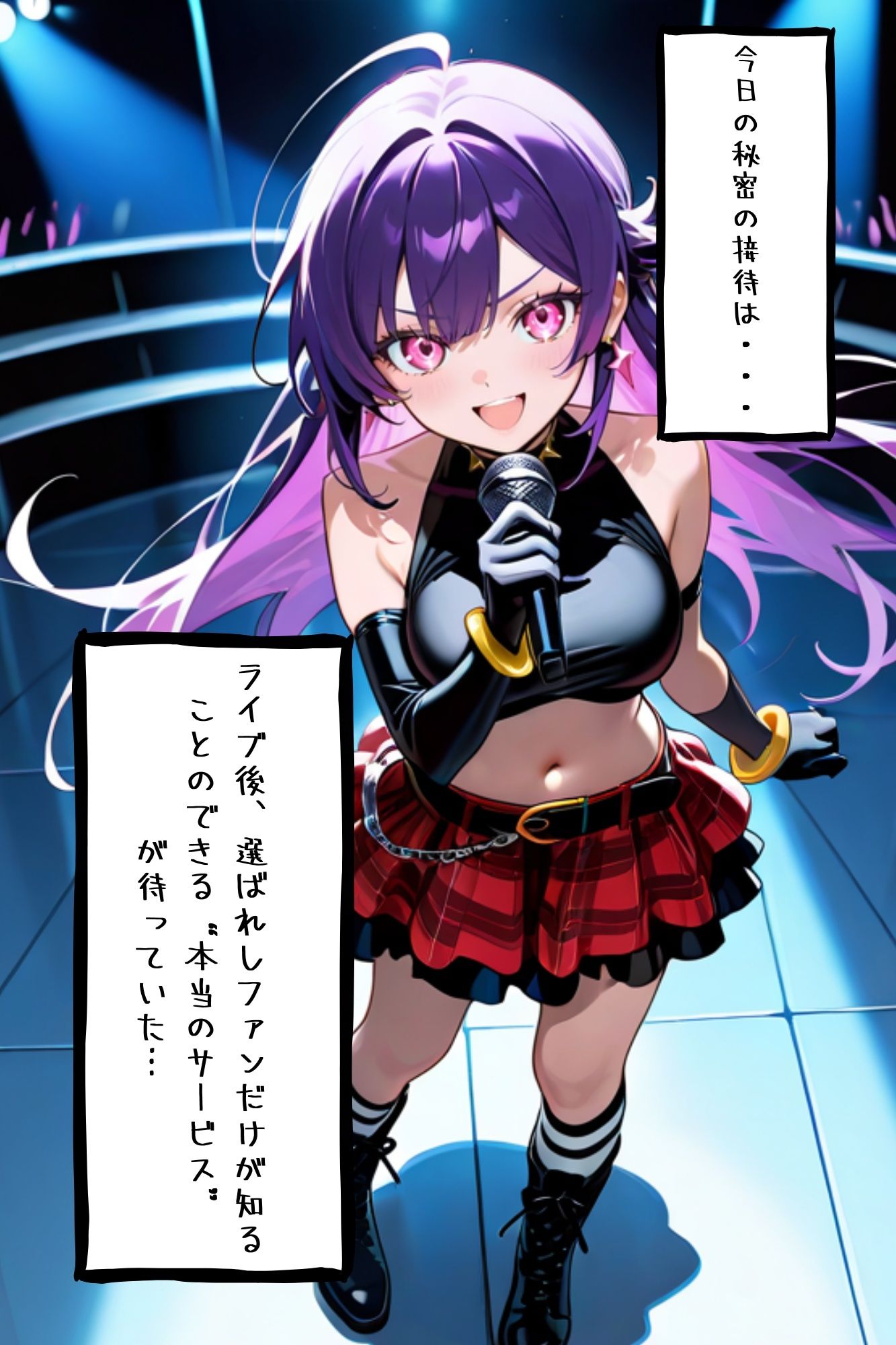 【漫画がアニメ化！】極秘ファンサ・アイドル裏接待  霧島ルカ編 - サンプル画像 2