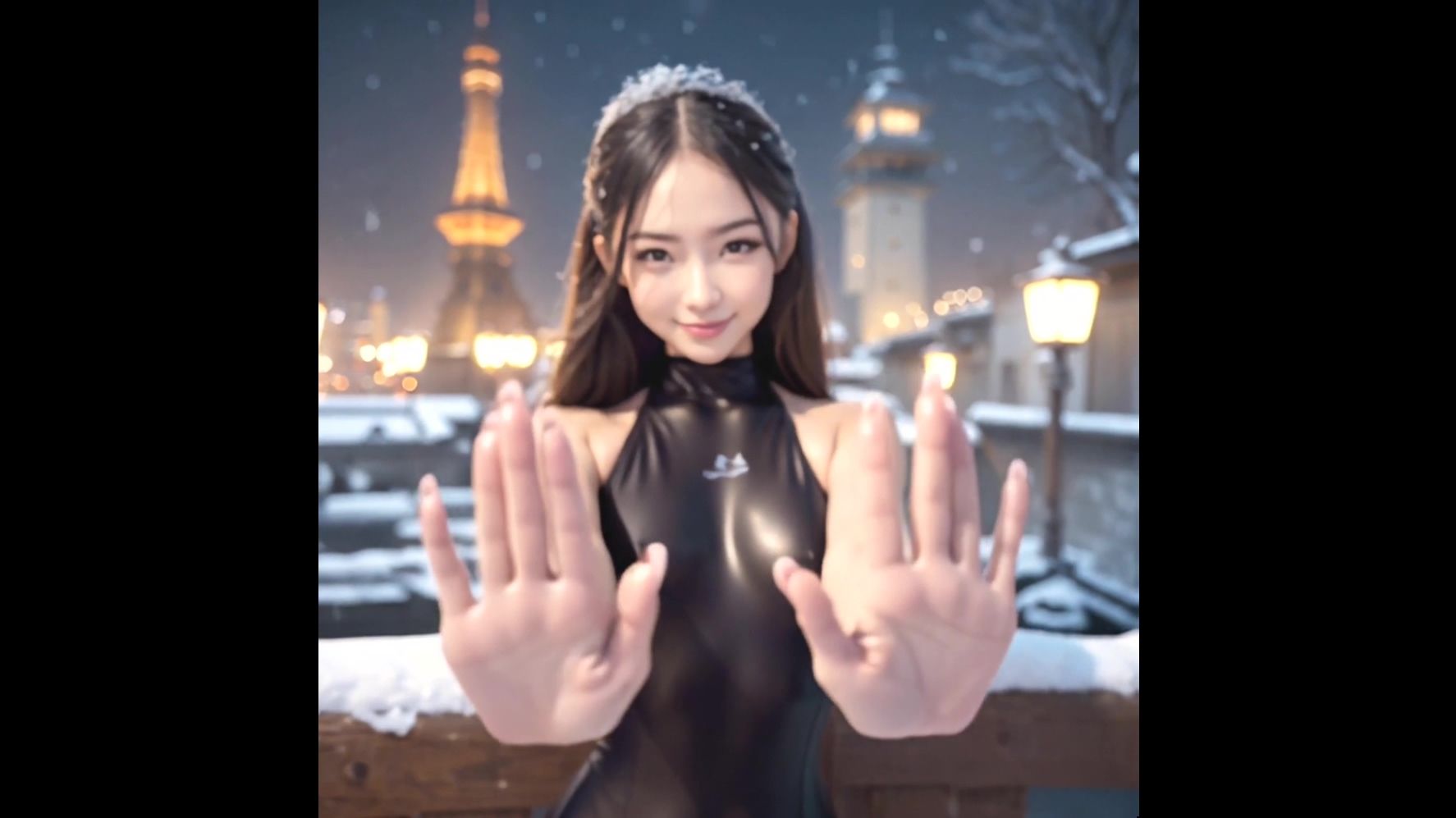【動画版】競泳水着の彼女【1月】【AIグラビア】 - サンプル画像 6