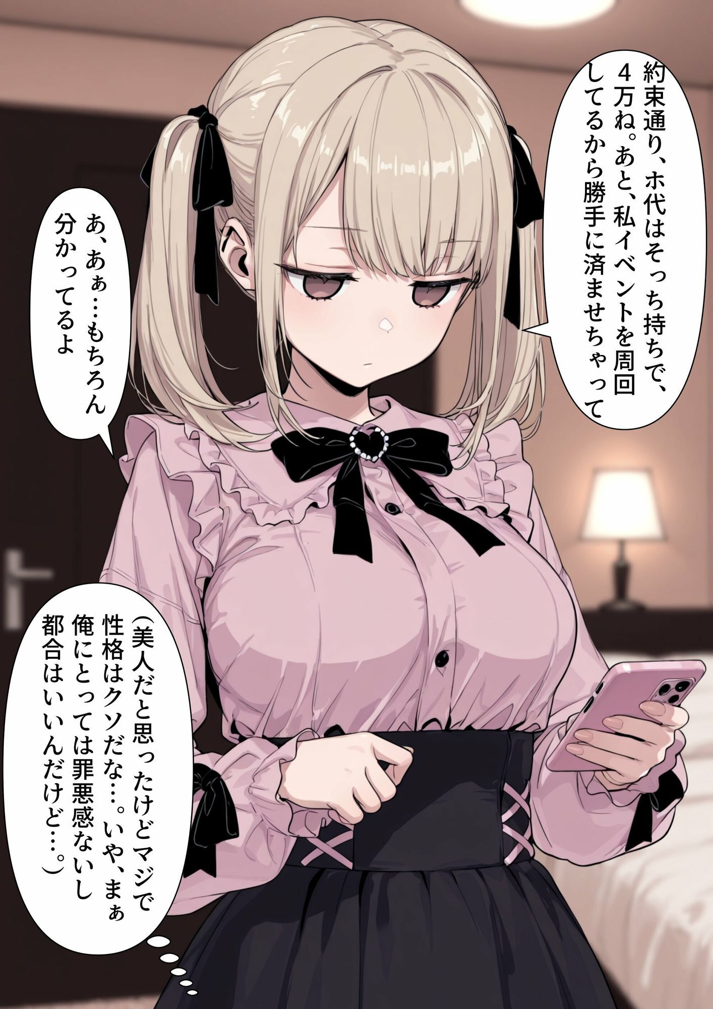 TS2作品セット11（【憑依】無気力な地雷系女子を乗っ取る話・【人格排泄】違和感と幸せな生活） - サンプル画像 1