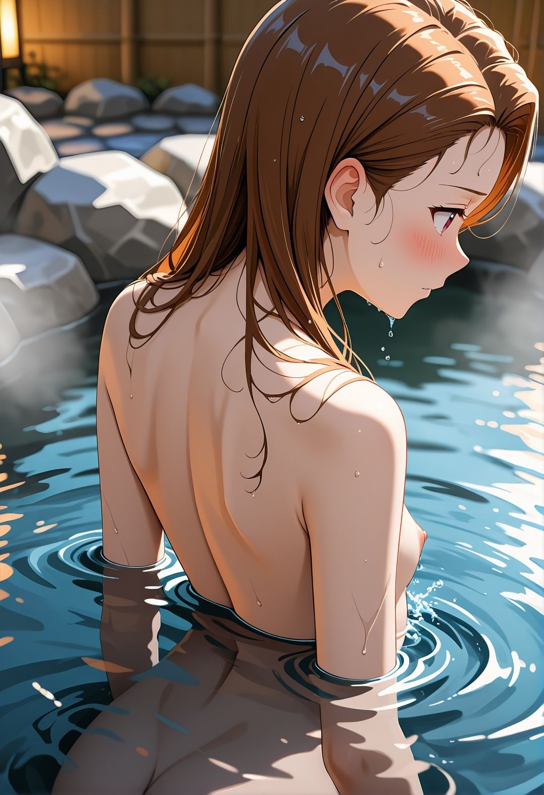 【ア〇マス】水〇伊〇 温泉旅館で浴衣姿が犯●れまくる！巨根絶頂SEX 180枚 - サンプル画像 8