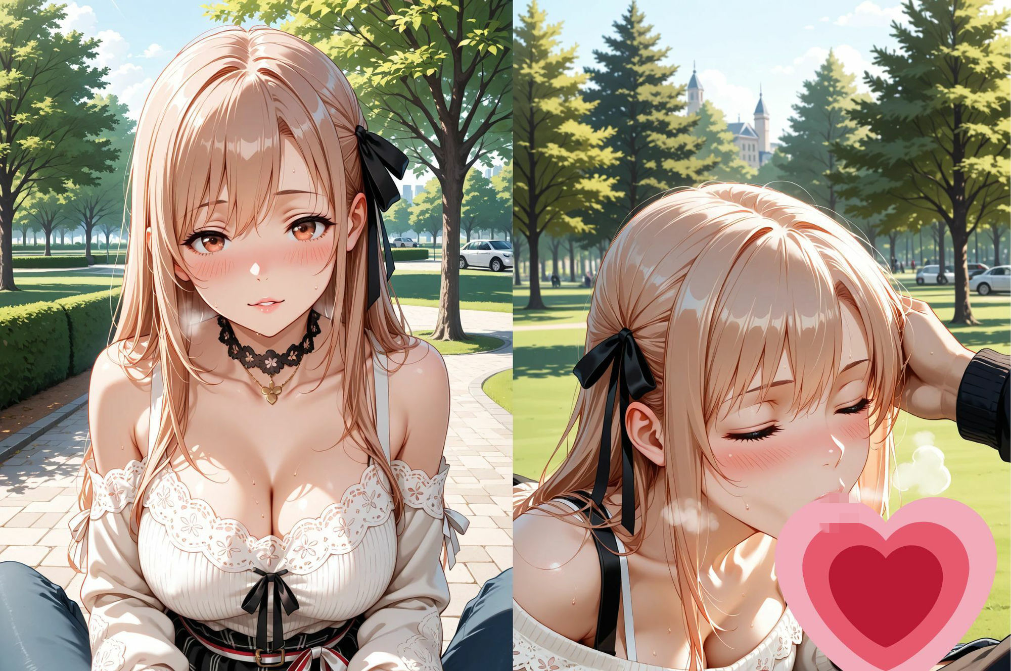見せたガール優菜との限界！露出デート（はーと） - サンプル画像 6