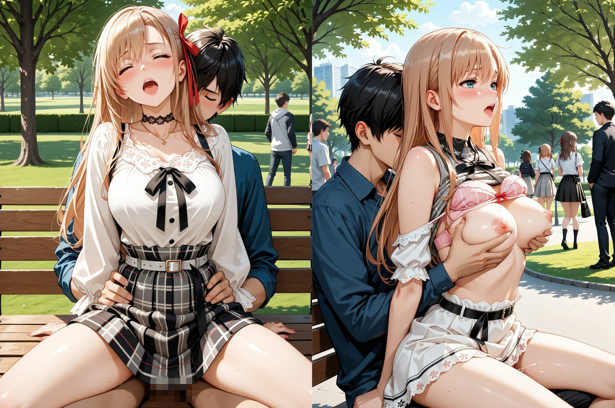 見せたガール優菜との限界！露出デート（はーと） - サンプル画像 7