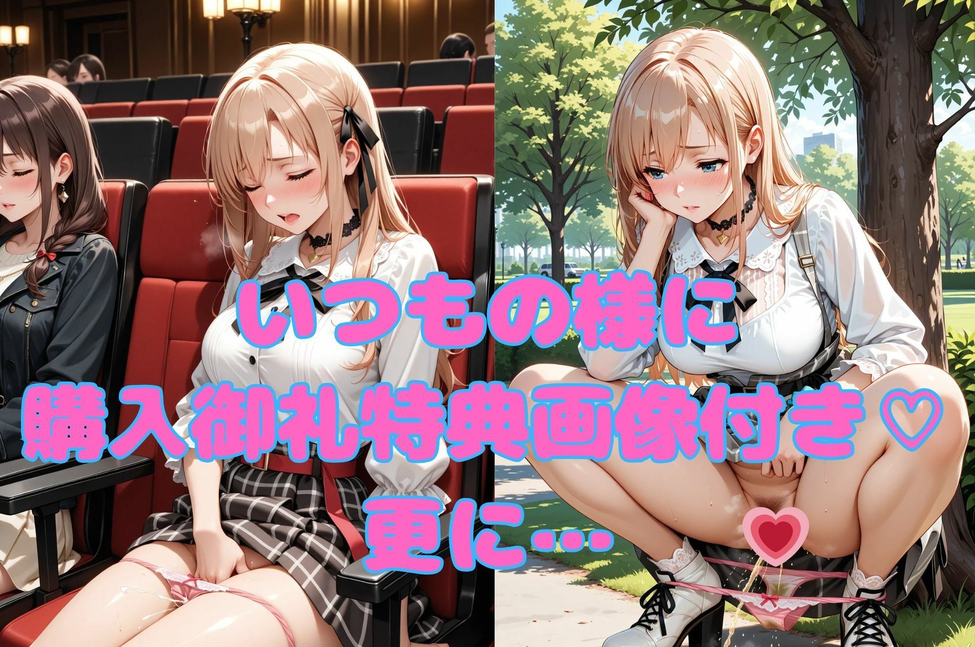 見せたガール優菜との限界！露出デート（はーと） - サンプル画像 9