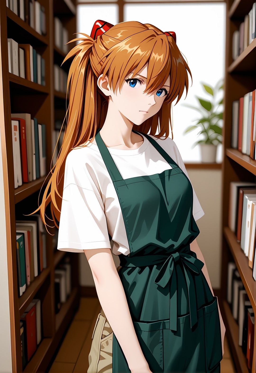 新世紀エ〇ァンゲ〇オン 惣〇・ア〇カ・ラ〇グレー 図書館本番＆ぶっかけ地獄 3DCG - サンプル画像 1