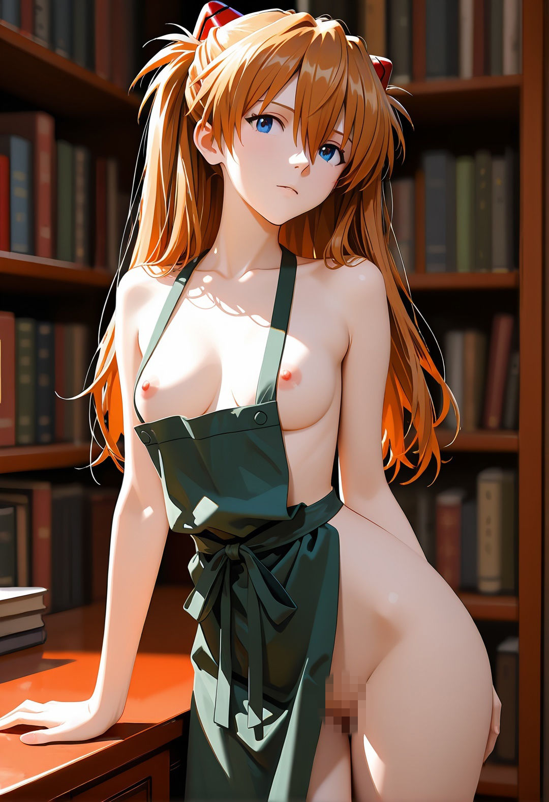新世紀エ〇ァンゲ〇オン 惣〇・ア〇カ・ラ〇グレー 図書館本番＆ぶっかけ地獄 3DCG - サンプル画像 4