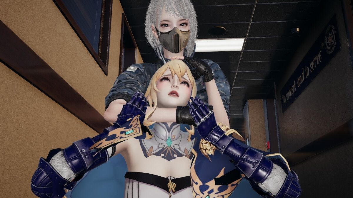 「〇神」ジ〇・グンヒルド＆リサの足箱搾〇 まとめ（全3話） - サンプル画像 2