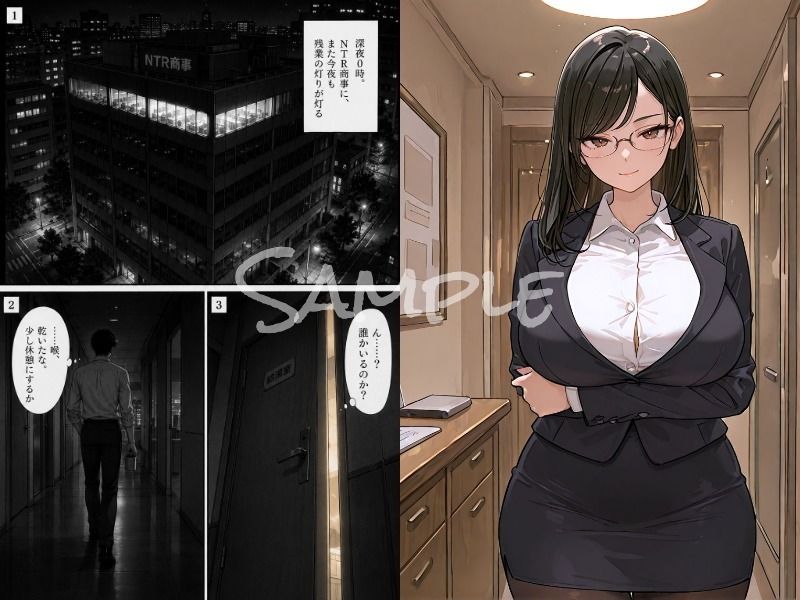 変態オフィス潜入:Hで給料アップ3 〜NTR商事・氷の査定員 綾乃の深夜残業の秘密〜 - サンプル画像 2