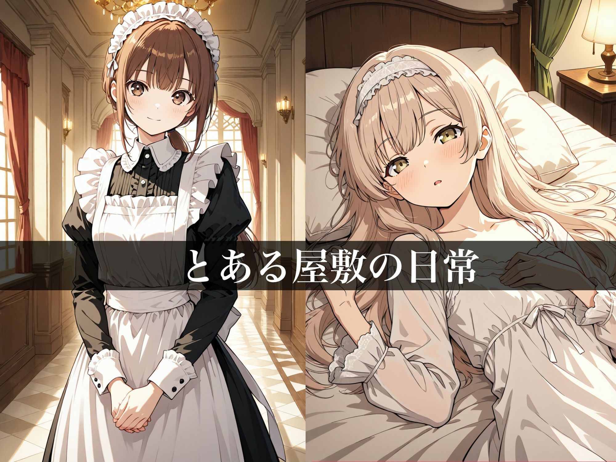 ふたなりサンドイッチ〜メイドのお仕事編〜 - サンプル画像 1