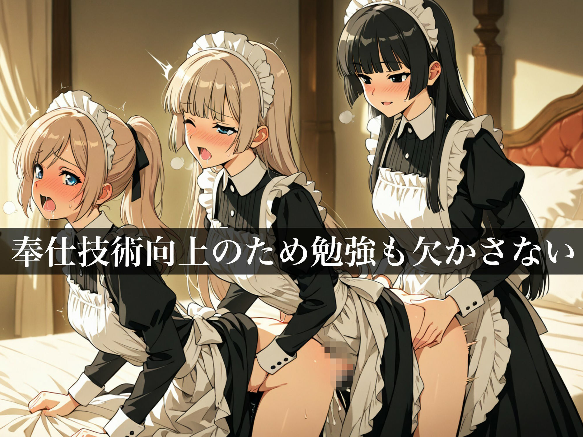 ふたなりサンドイッチ〜メイドのお仕事編〜 - サンプル画像 5