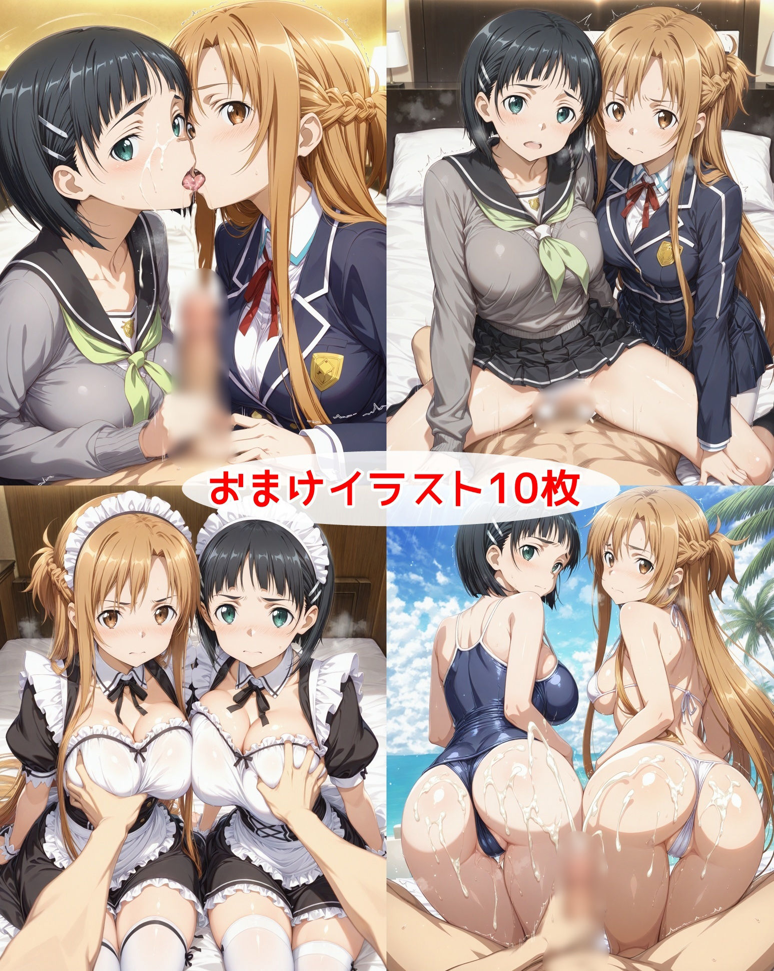 ヤリチン専用オナホに堕ちた明〇奈＆直〇 - サンプル画像 3