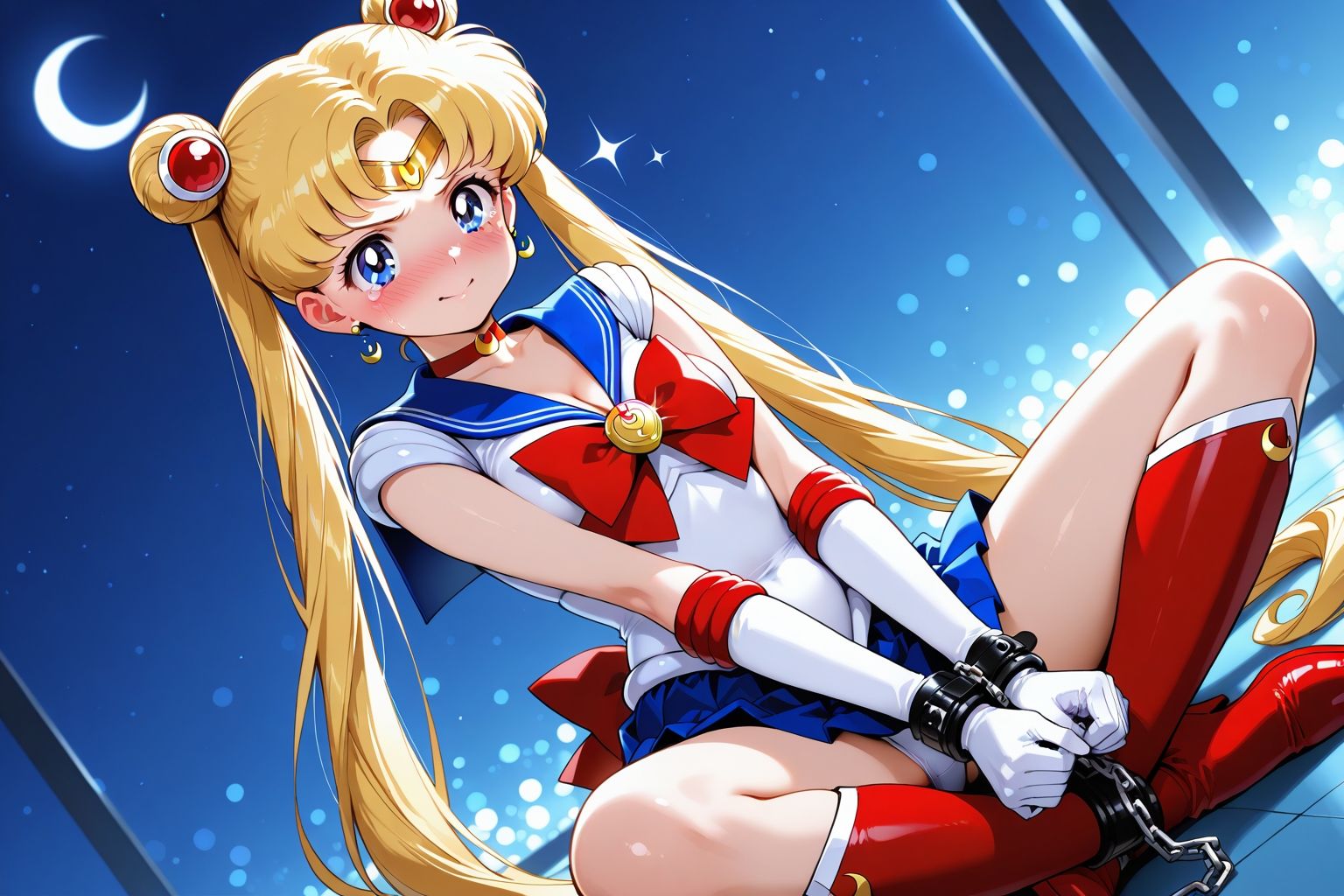 夢見る乙女の調教コレクション4〜美少女戦士〇ーラームーン風1・月野〇さぎ風・緊縛編 - サンプル画像 9