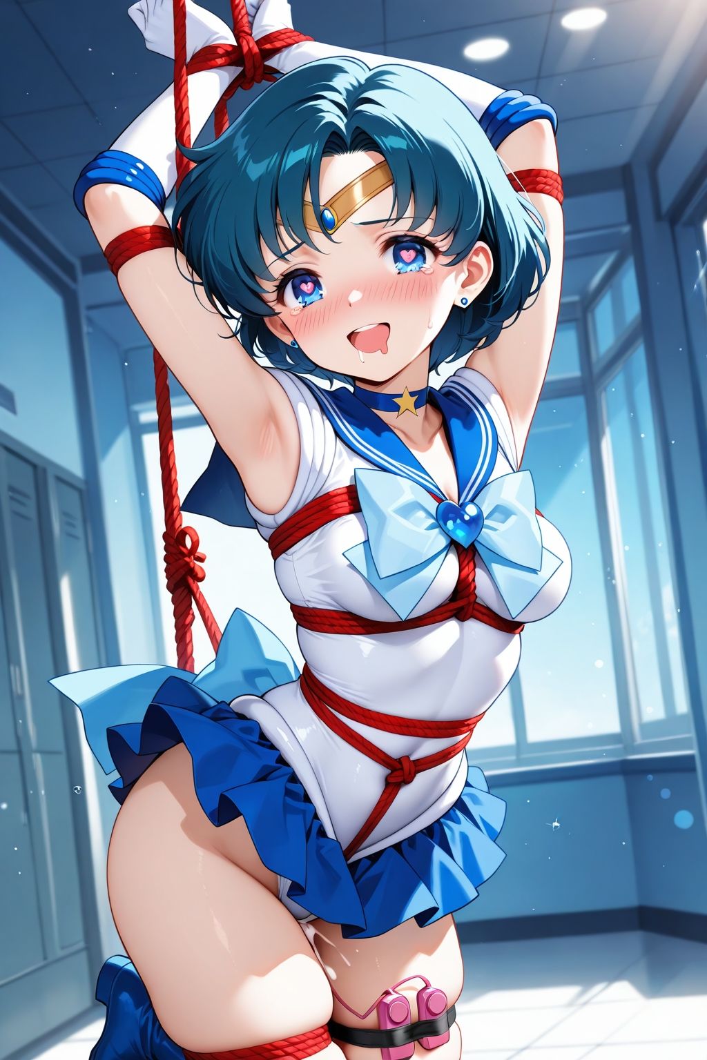 夢見る乙女の調教コレクション5〜美少女戦士〇ーラームーン風2・水野〇美風・緊縛編 - サンプル画像 10