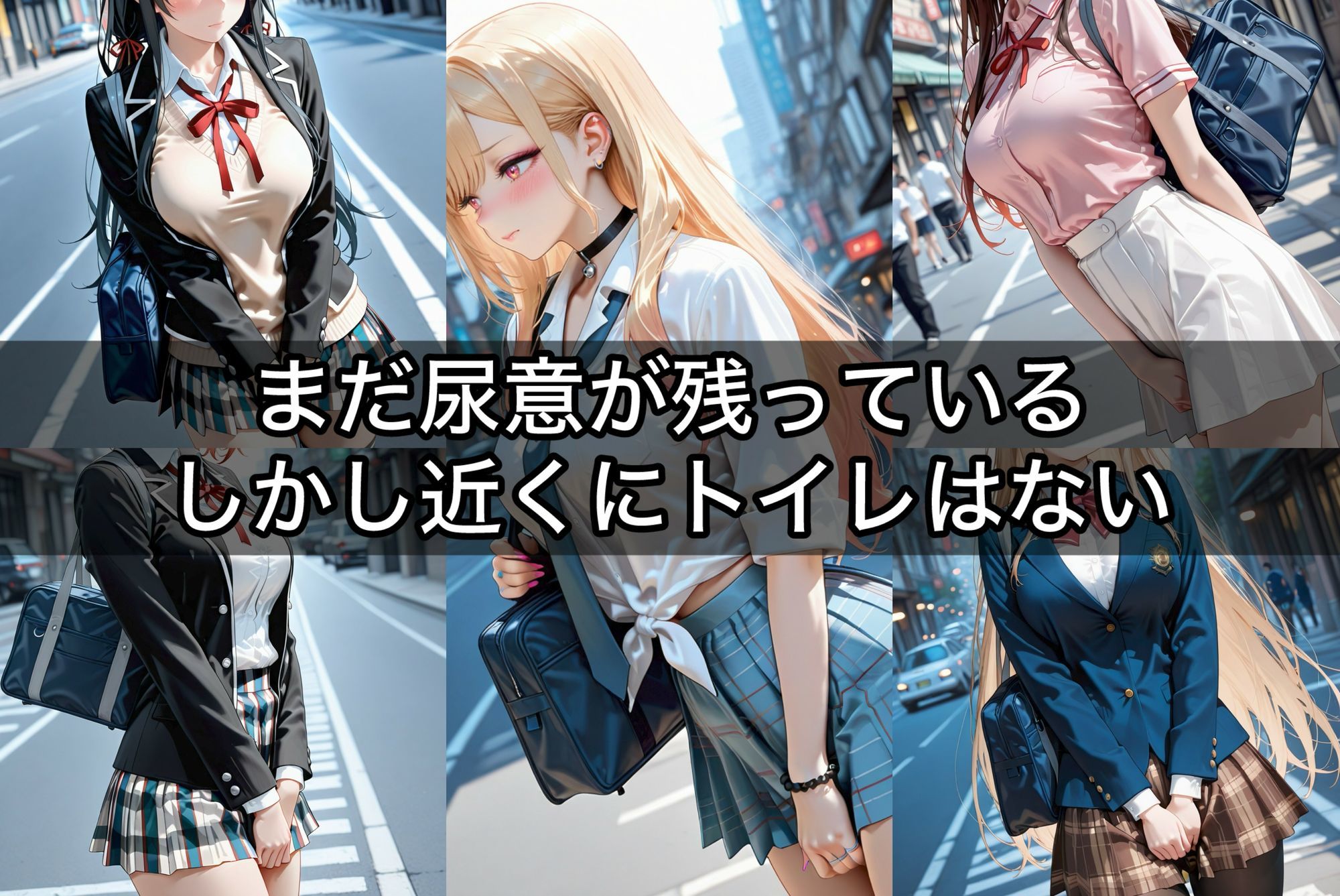 お漏らししちゃっただけなのに  女子校生編 - サンプル画像 3