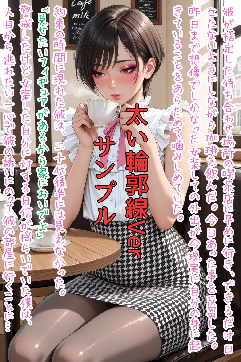 Sissy Captions Mな男の娘のシシーキャプション集5 アキバ男の娘拉致監禁事件 この部屋が僕の全て… あなた好みのフィギュアになりたい… - サンプル画像 2