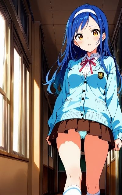 幼馴染と学校でばつばつばつ - サンプル画像 1