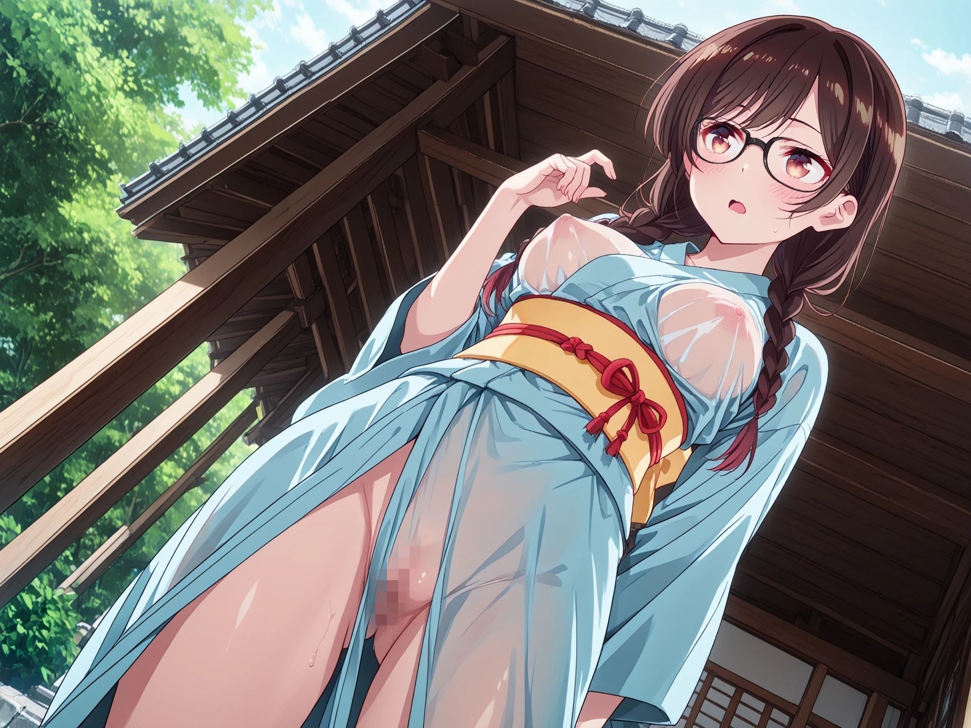 AIイラストCG集 131  彼〇お借りします  一ノ〇千鶴 - サンプル画像 5