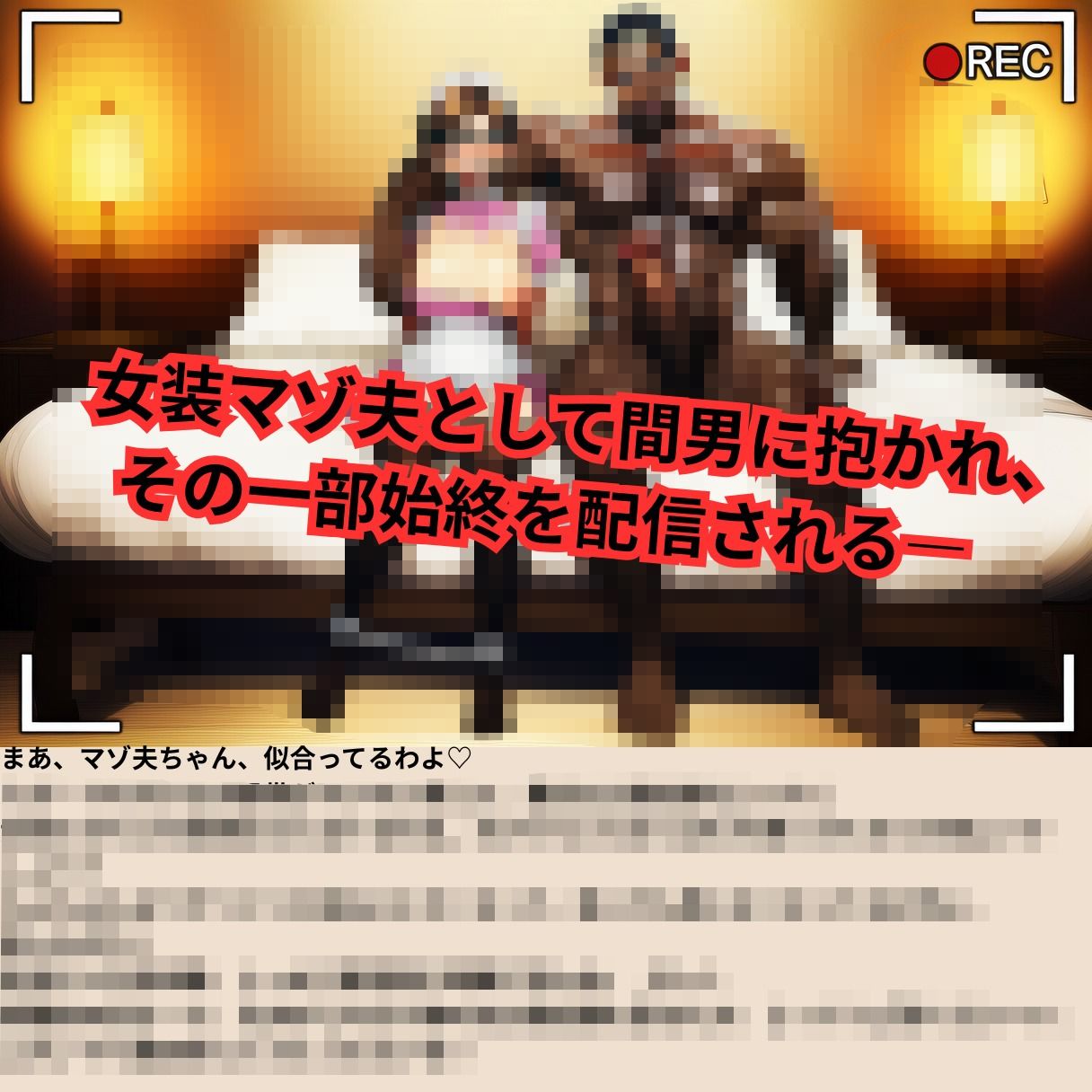 寝取られマゾ夫物語 2  女装編 - サンプル画像 2