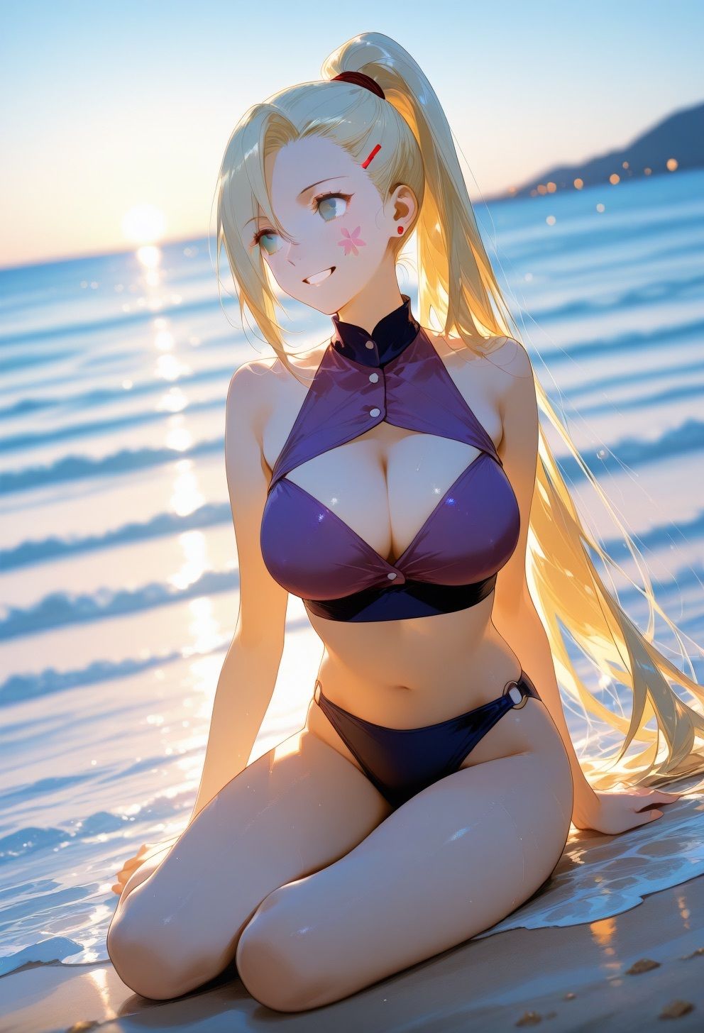 『夏の浜辺:覚醒したカラダは嘘をつかない  い◯編』 - サンプル画像 5