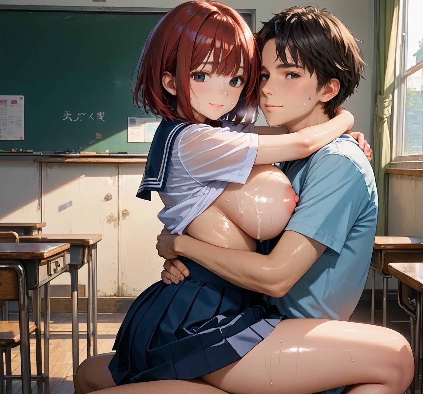 ボクらと巨乳女子校生たちとのイチャラブ学園生活  Vol.2 - サンプル画像 7