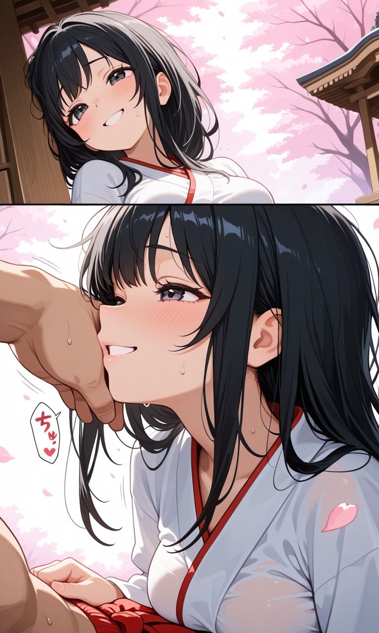 ピッチビッチ巫女の、とんでも参拝日和 - サンプル画像 8