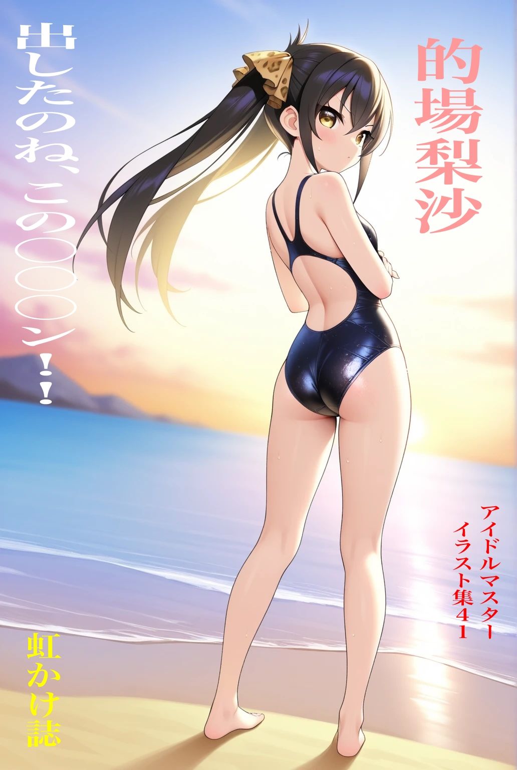 虹かけ誌  アイドルマスター  イラスト集41 的場梨沙  出したのね、この○○○ン！！ - サンプル画像 1