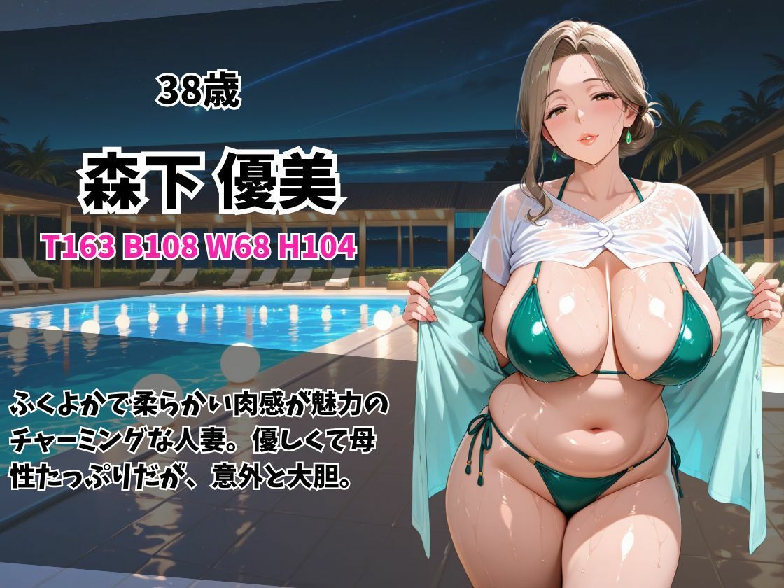 ケツ穴ミセスナイトプール人妻 - サンプル画像 6