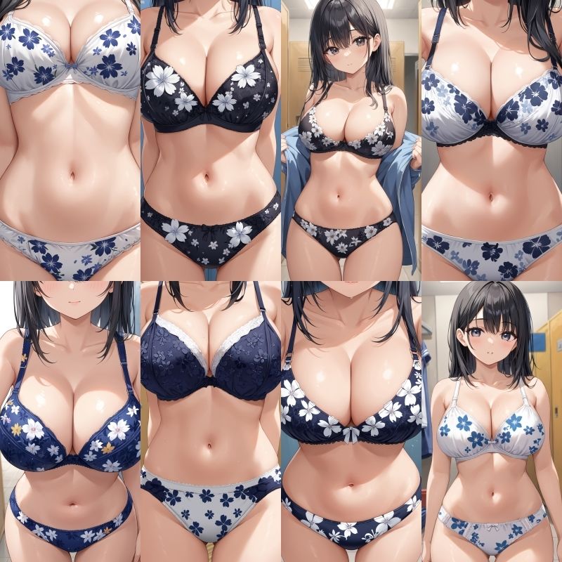 【女子更衣室盗撮】巨乳はながら下着【500枚】 - サンプル画像 1