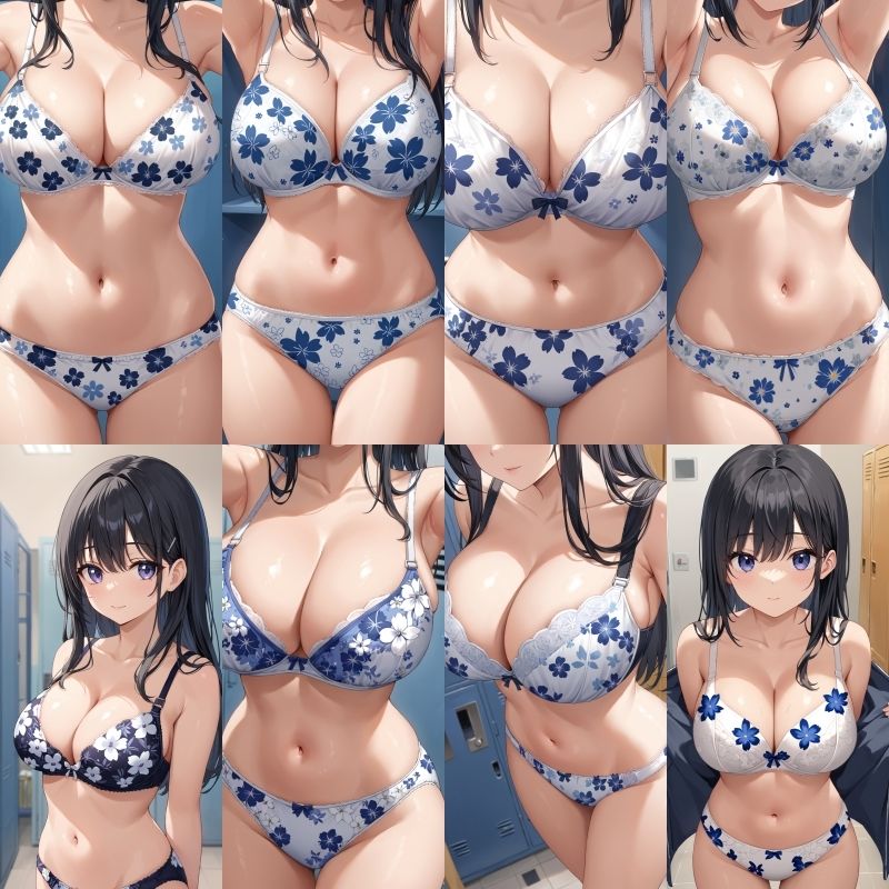 【女子更衣室盗撮】巨乳はながら下着【500枚】 - サンプル画像 2