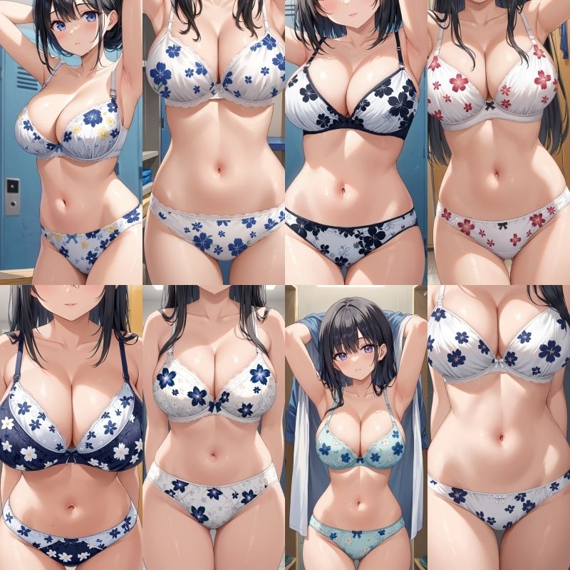 【女子更衣室盗撮】巨乳はながら下着【500枚】 - サンプル画像 4