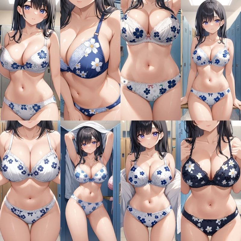【女子更衣室盗撮】巨乳はながら下着【500枚】 - サンプル画像 5