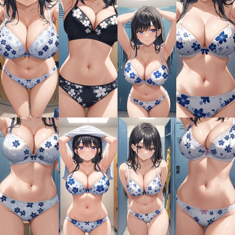 【女子更衣室盗撮】巨乳はながら下着【500枚】 - サンプル画像 8