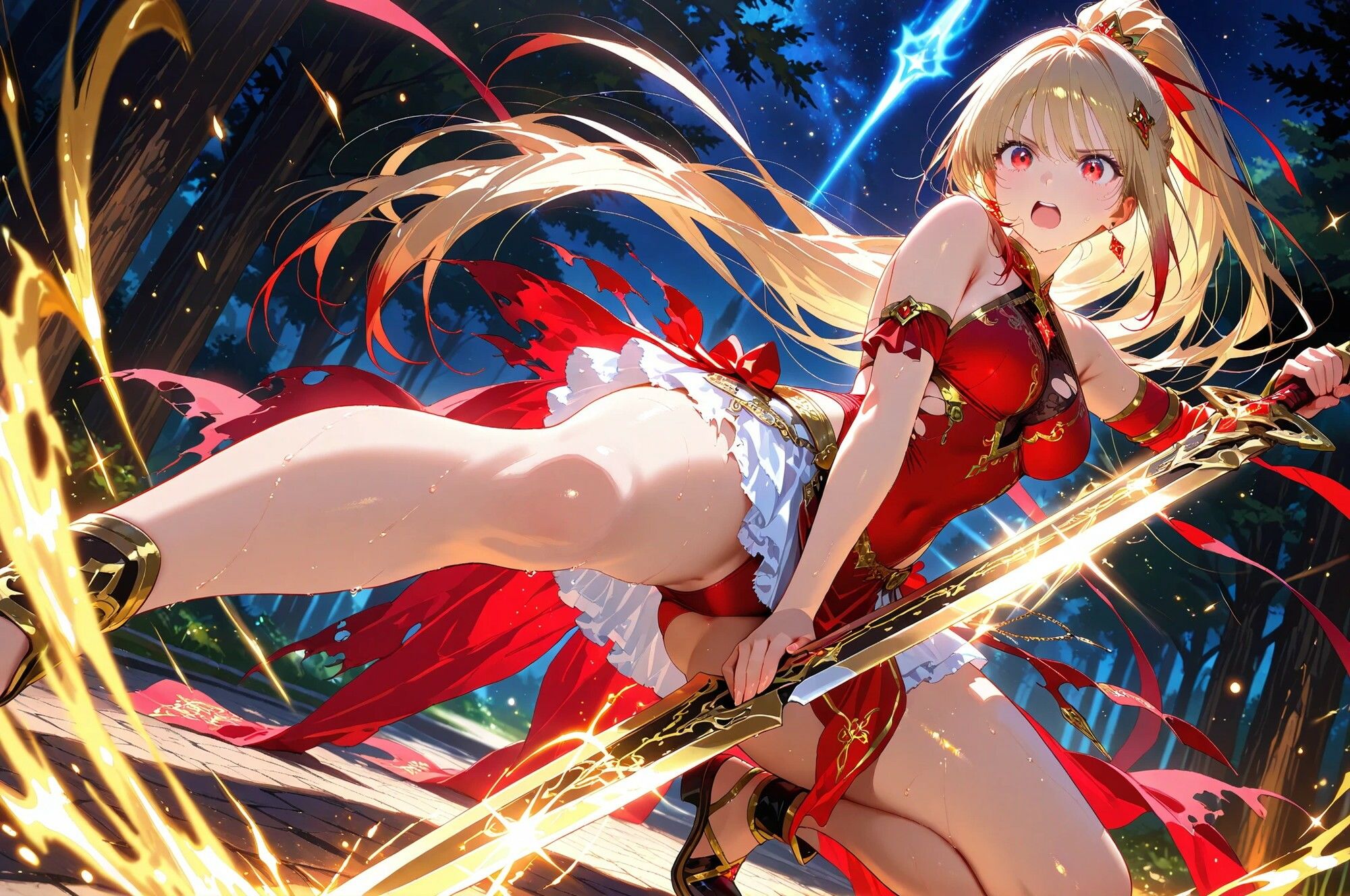 僕と契約した魔法少女がオークに凌●される  vol.6 ルミナス・ブレイズ編 - サンプル画像 3