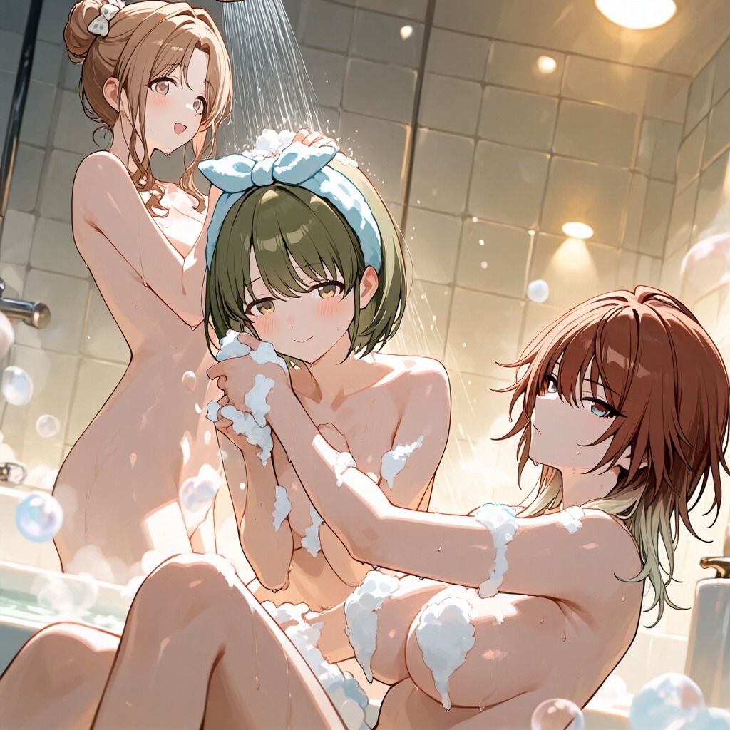 シャニマ◯アイドルお風呂盗撮 - サンプル画像 3