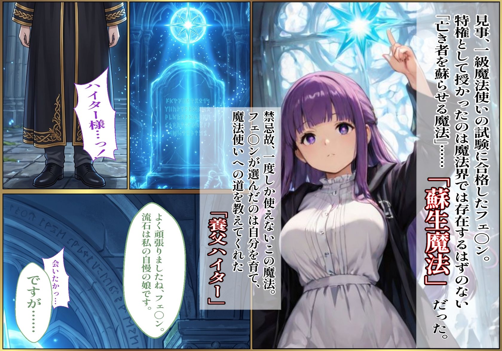 【蘇生魔法の代償】-蘇った養父による歪んだ性の再教育- - サンプル画像 2