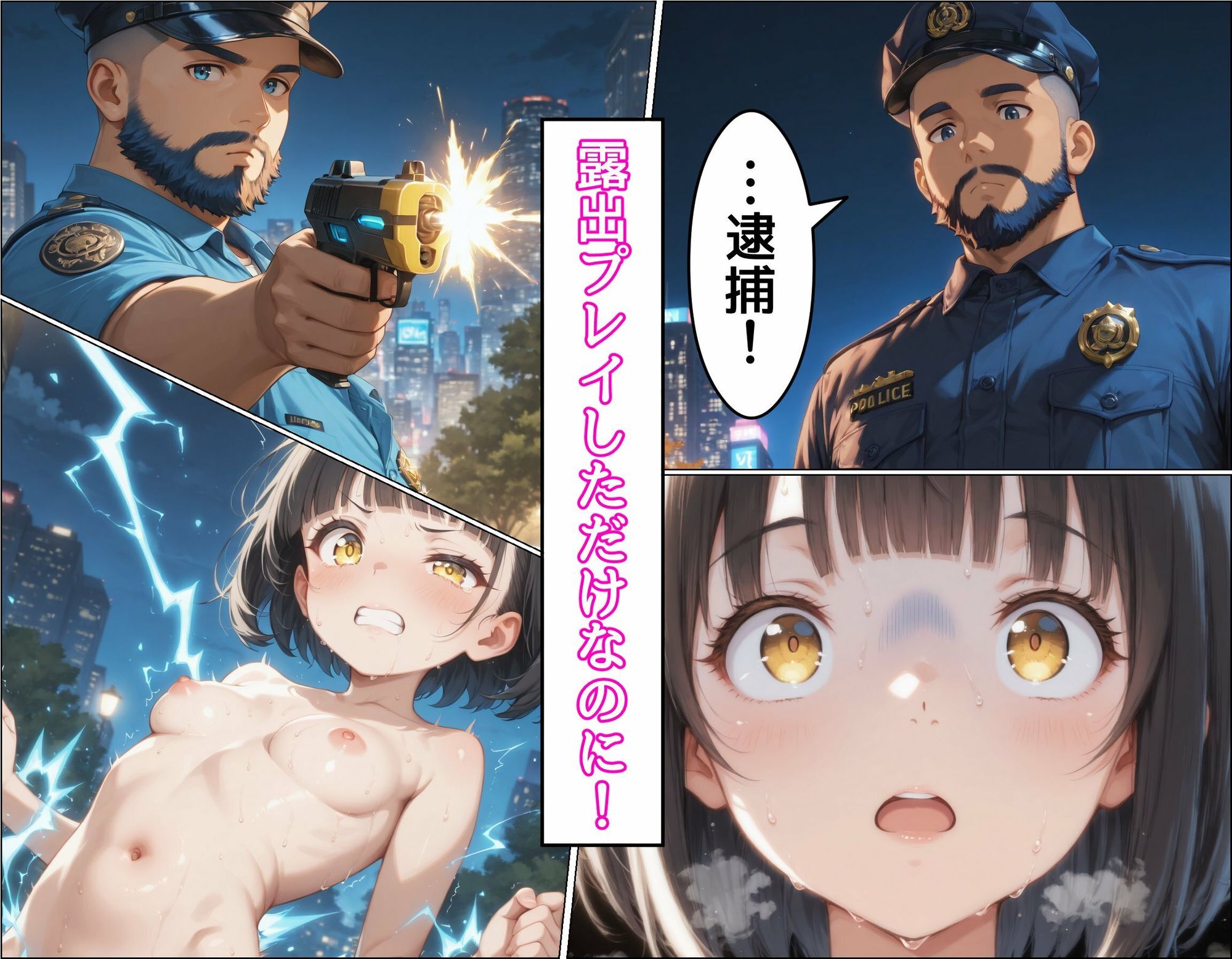 露出プレイしただけなのに！〜監獄種付け〜 - サンプル画像 4