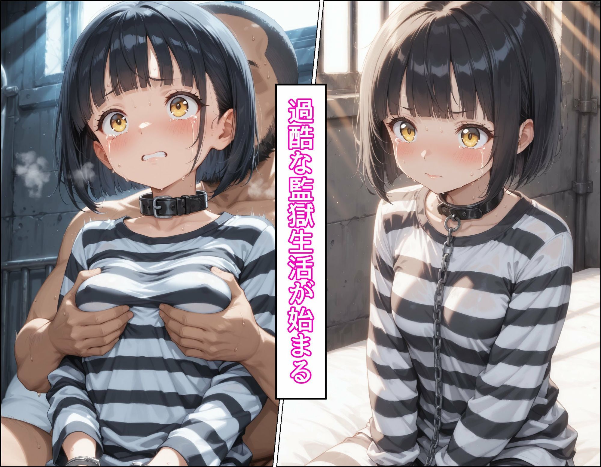 露出プレイしただけなのに！〜監獄種付け〜 - サンプル画像 5
