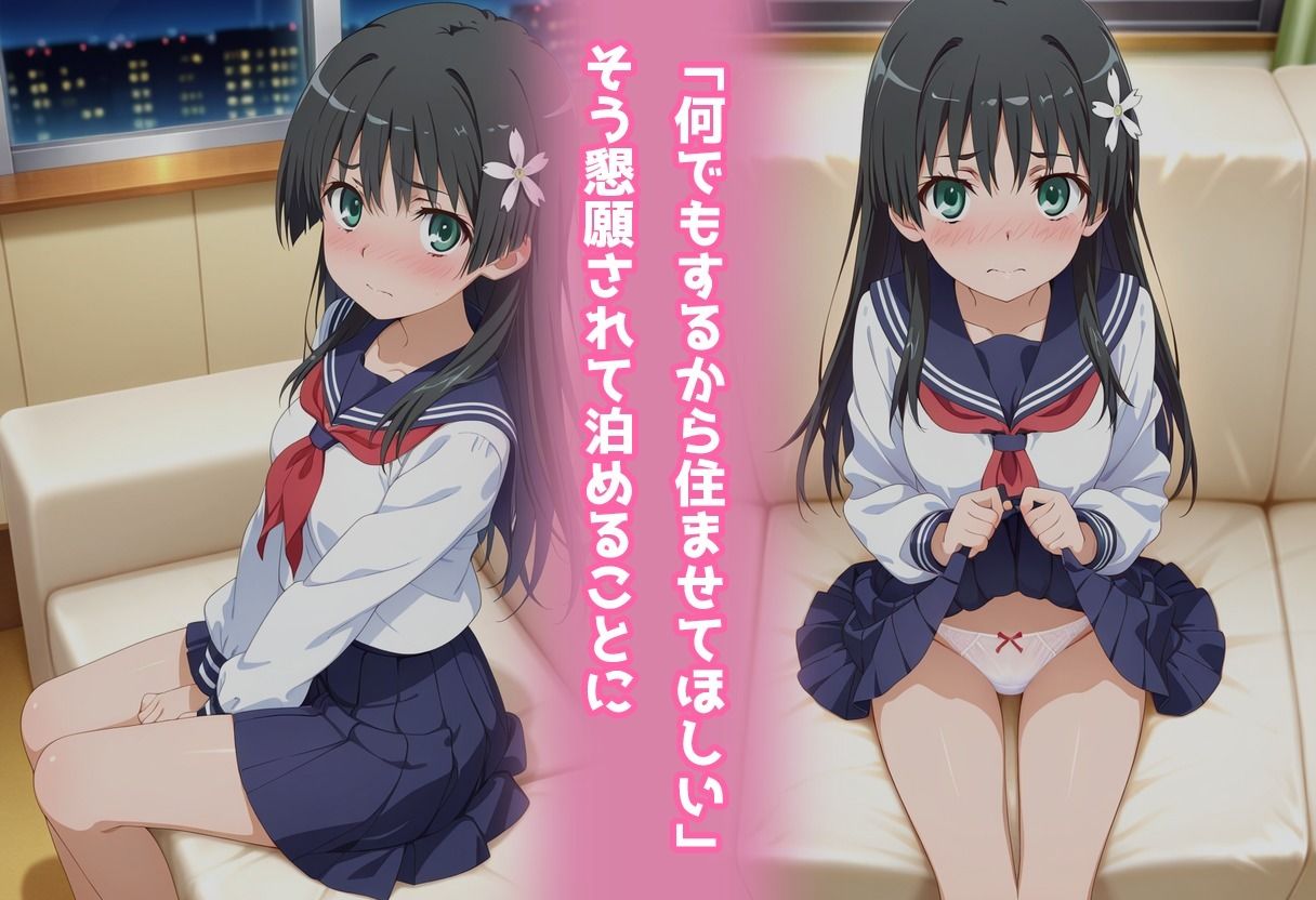 民泊トラブル！？…美少女と突然の強●ルームシェア性活 〜佐●涙子編〜 - サンプル画像 2