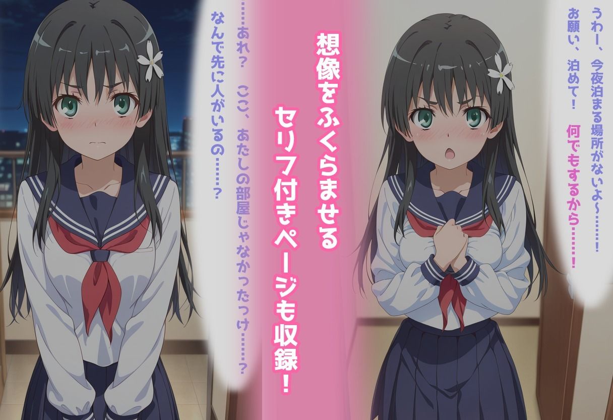 民泊トラブル！？…美少女と突然の強●ルームシェア性活 〜佐●涙子編〜 - サンプル画像 9