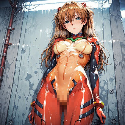 胸の大きいいいアスカがスジを見せで興奮したり、 アナルを楽しんだり、触手エッチしたりするCG - サンプル画像 8
