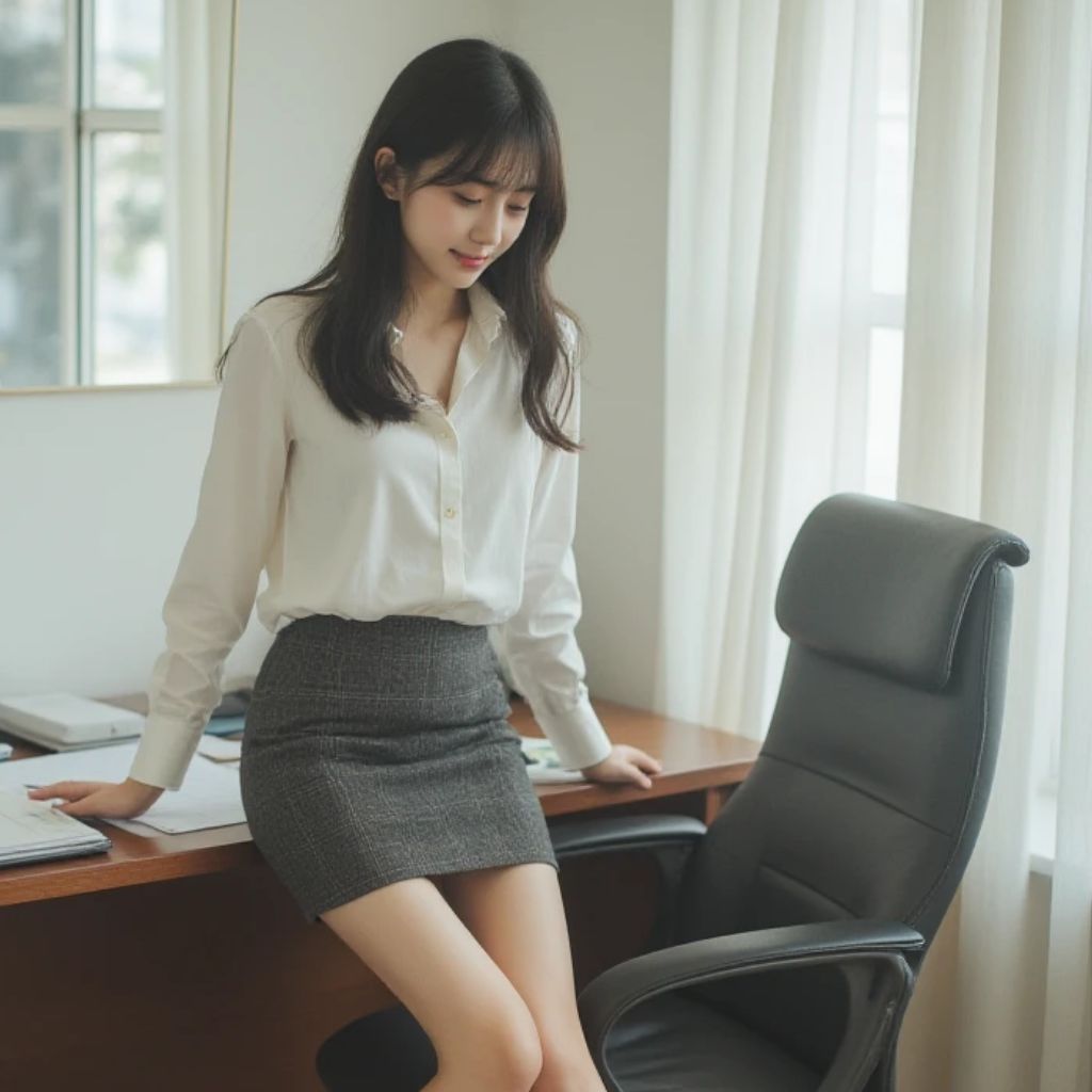 タイトスカートの彼女 - サンプル画像 3