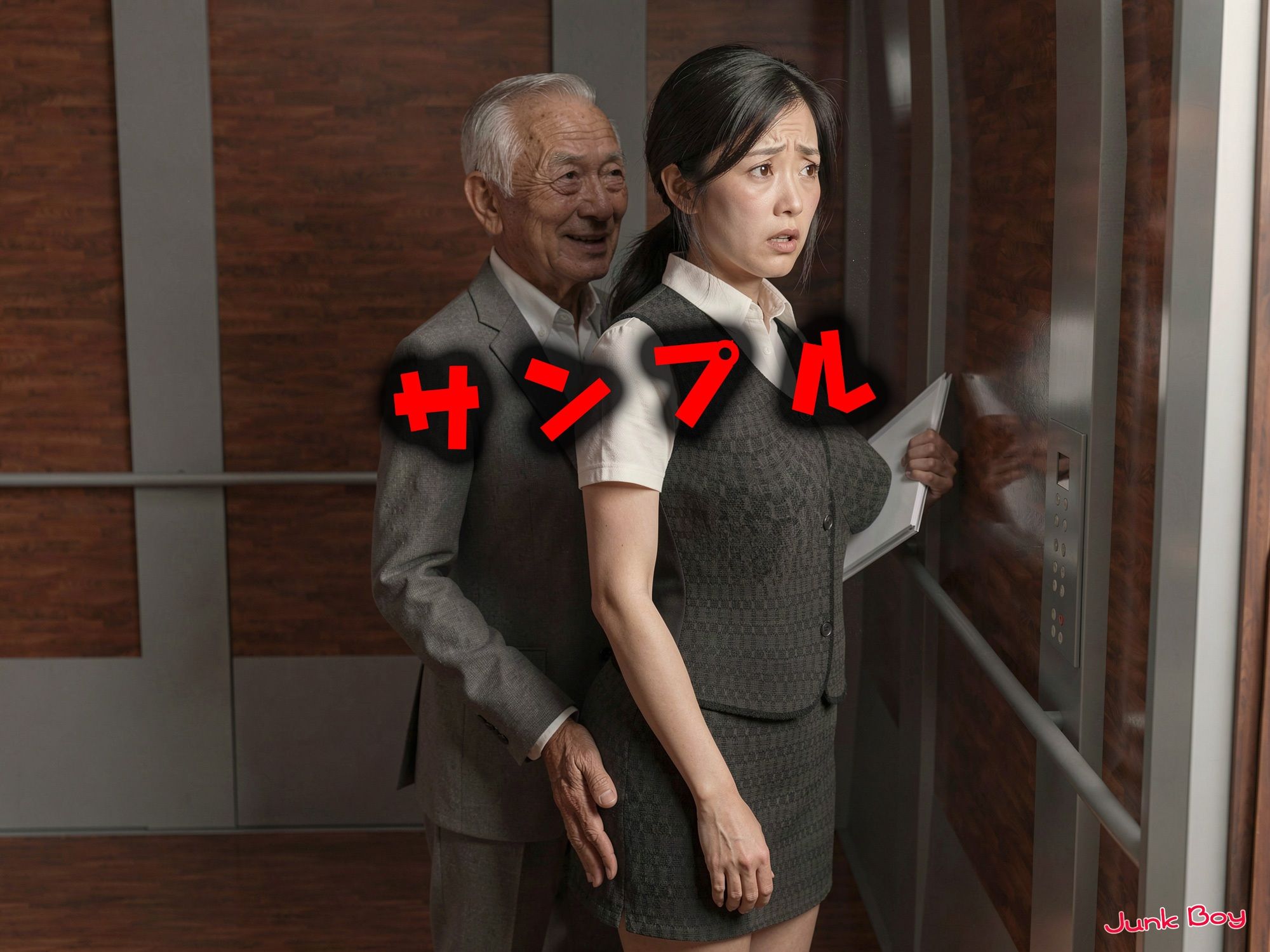 アラフォーOL涼子（AIリアル版） - サンプル画像 2