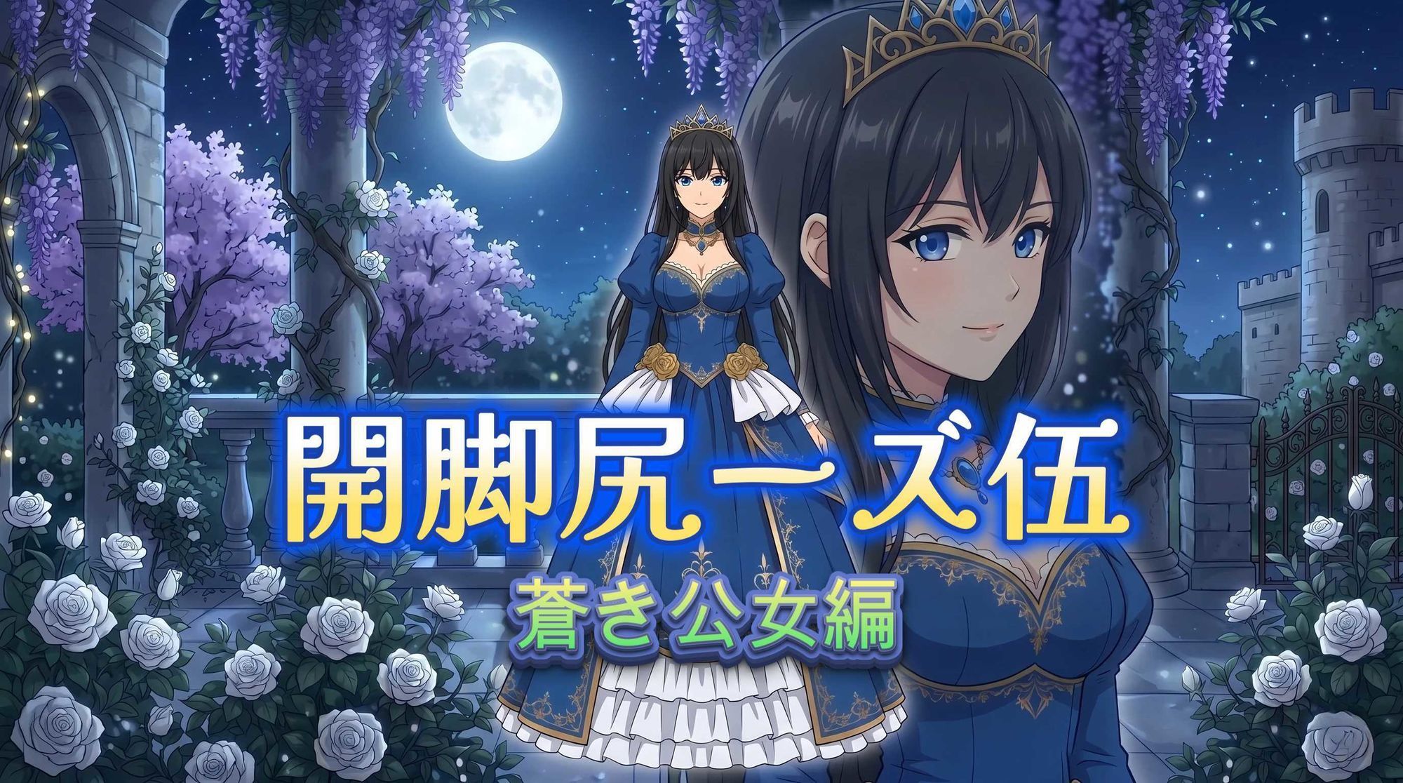 開脚尻ーズ伍（蒼き公女編） - サンプル画像 1