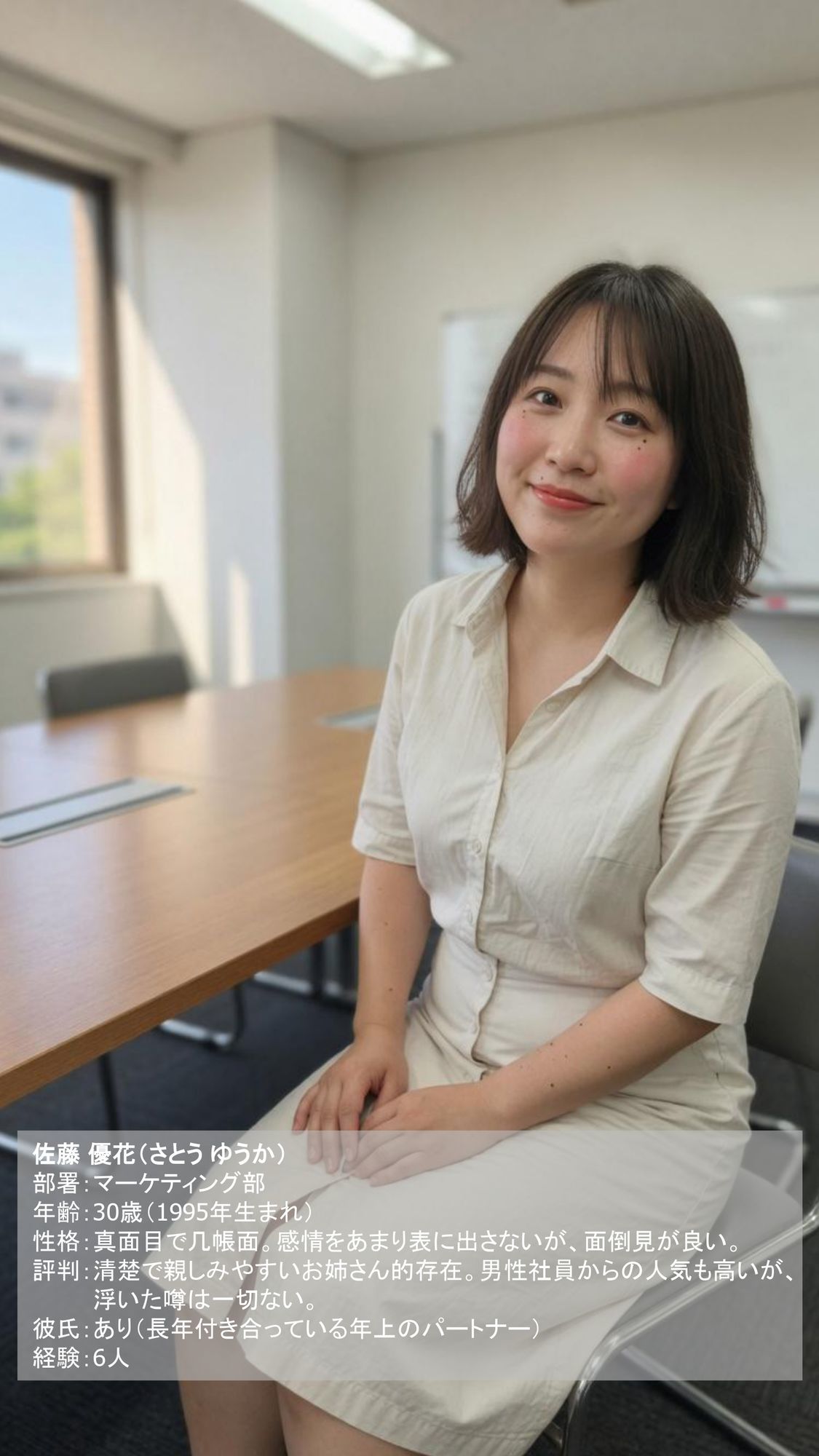 【AI実写】リアルすぎる流出画像集 〜詳細プロフィール付き。普通のOL5人が見せた絶対秘密の姿〜 - サンプル画像 6