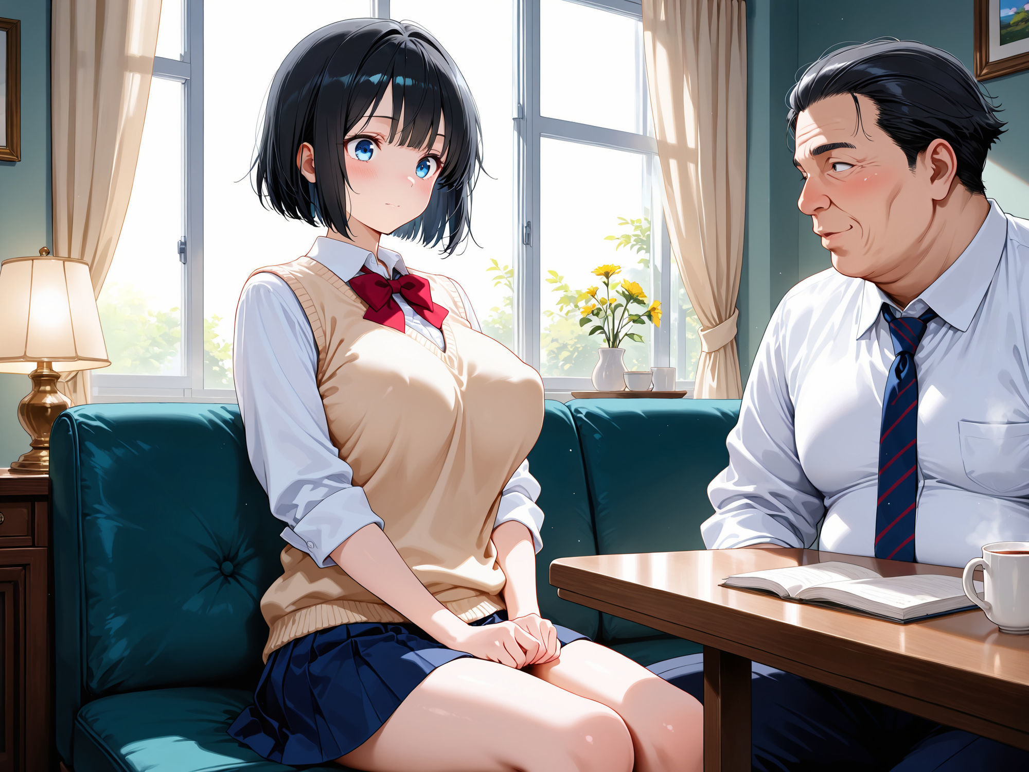 女子校生メス堕ち  メイド調教 - サンプル画像 1