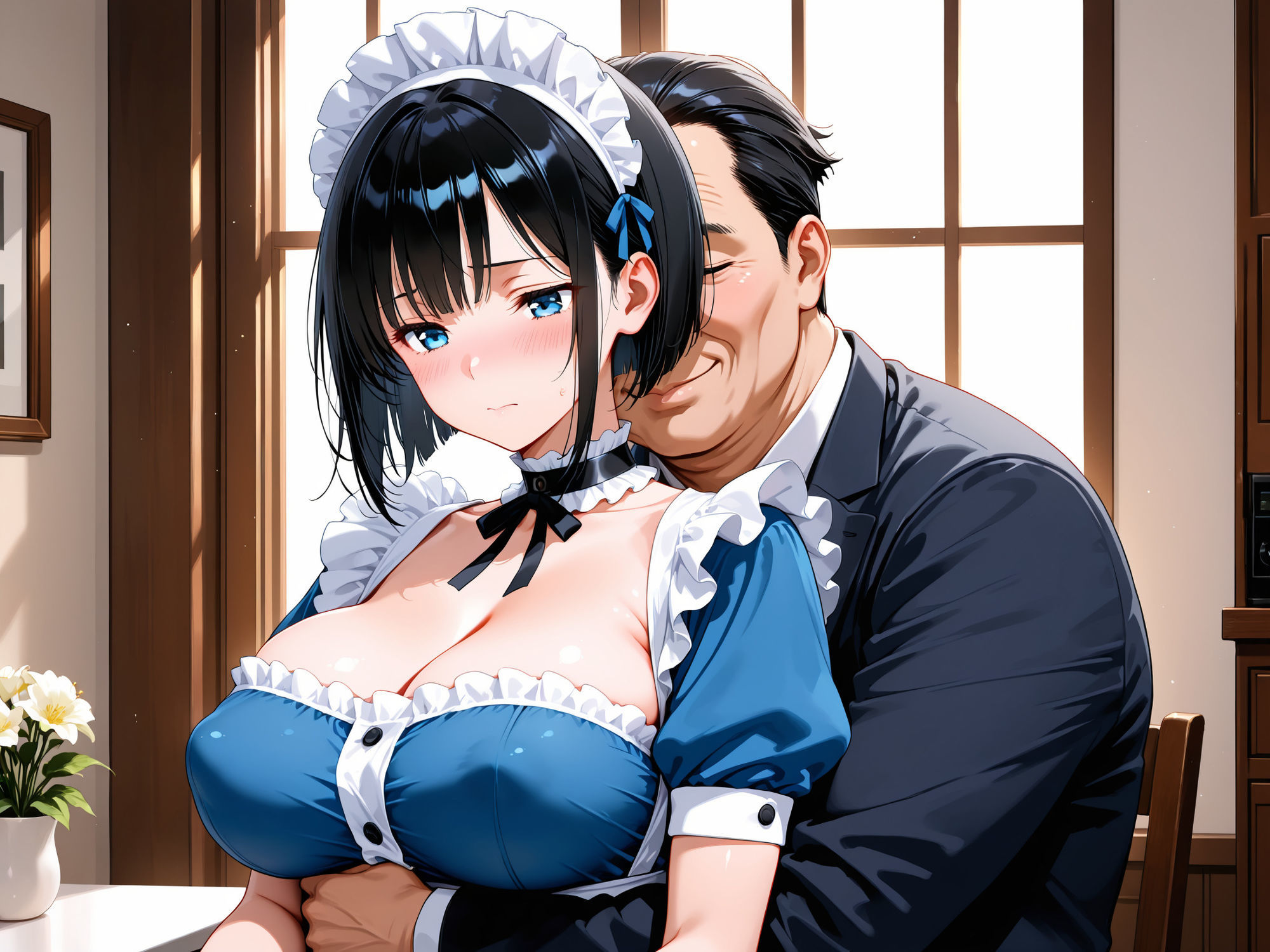 女子校生メス堕ち  メイド調教 - サンプル画像 2